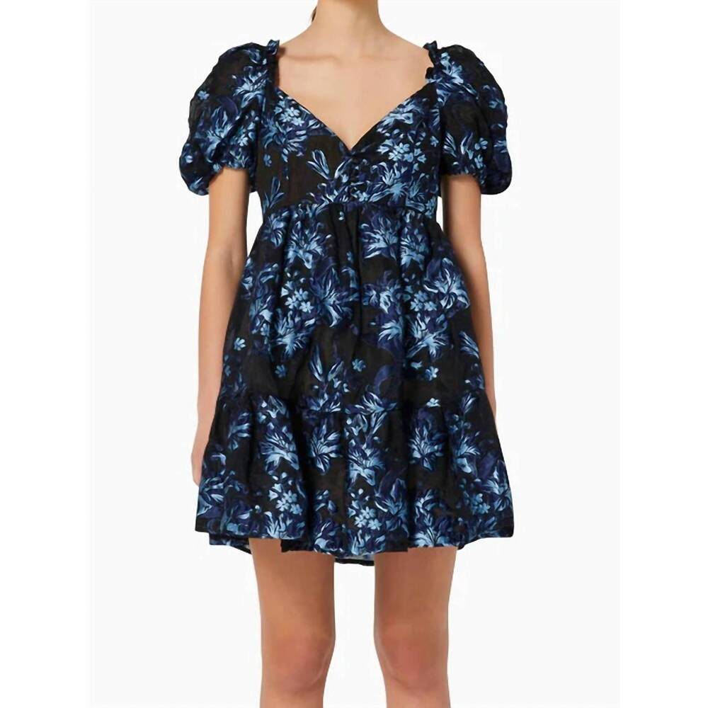 NEW ELLIATT wandering dress in navy - Picture 1 of 3